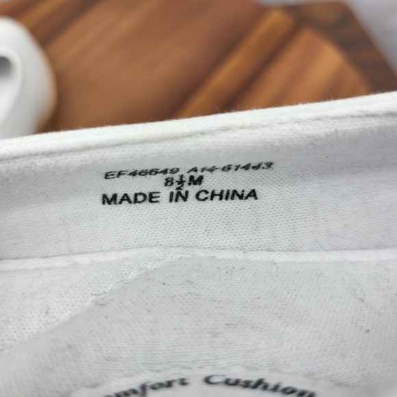 Grasshoppers Wedge Sandals‎  Womens 8.5 White Cork  Canvas Slip On Comfort Shoes - Picture 11 of 13